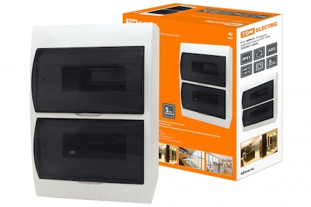 TDM ELECTRIC SQ0901-0006 Бокс ЩРН-П-24модуля навесной пластик IP41 TDM